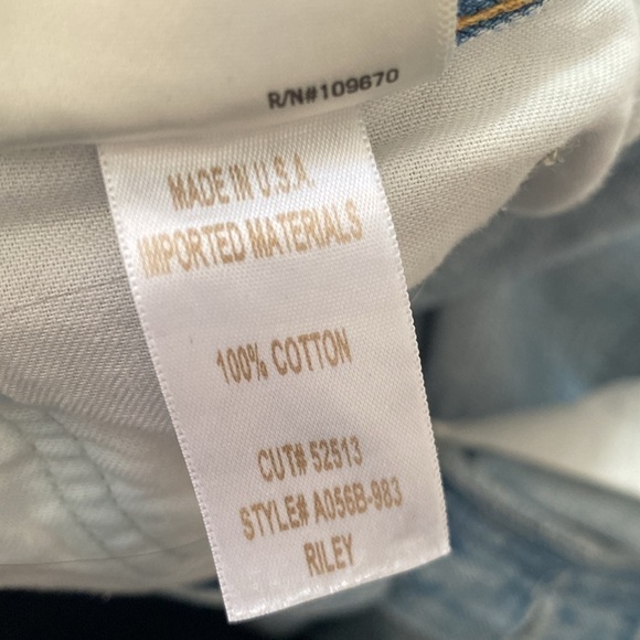 AGOLDE Riley button fly Jeans sz 27 - Picture 7 of 7